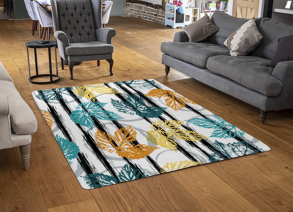image 1 of Natural Autumn Rug | Multi