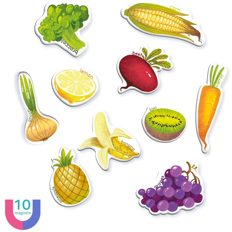 image 1 of Dodo Magnetic Vegetables 10 PIeces