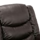 image 4 of Seattle Electric Automatic Recliner Home Lounge Bonded Leather Chair (Brown)