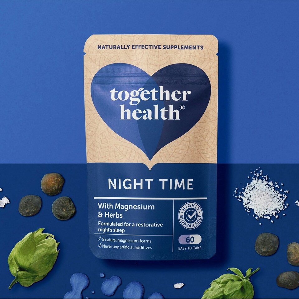 image 1 of Together Health Night Time- Magnesium & Herbal Sleep Aid- 30 Capsules