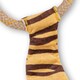 image 2 of Beco Recycled Soft Tiger Dog Toy with Tug Rope Large