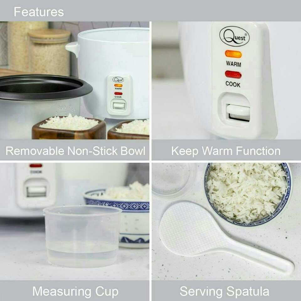 image 1 of Quest 0.8L Rice Cooker