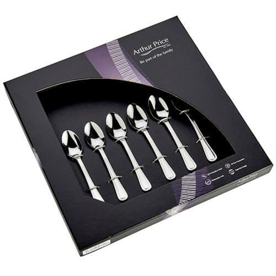 Arthur Price Classic Britannia Set of 6 Coffee Spoons