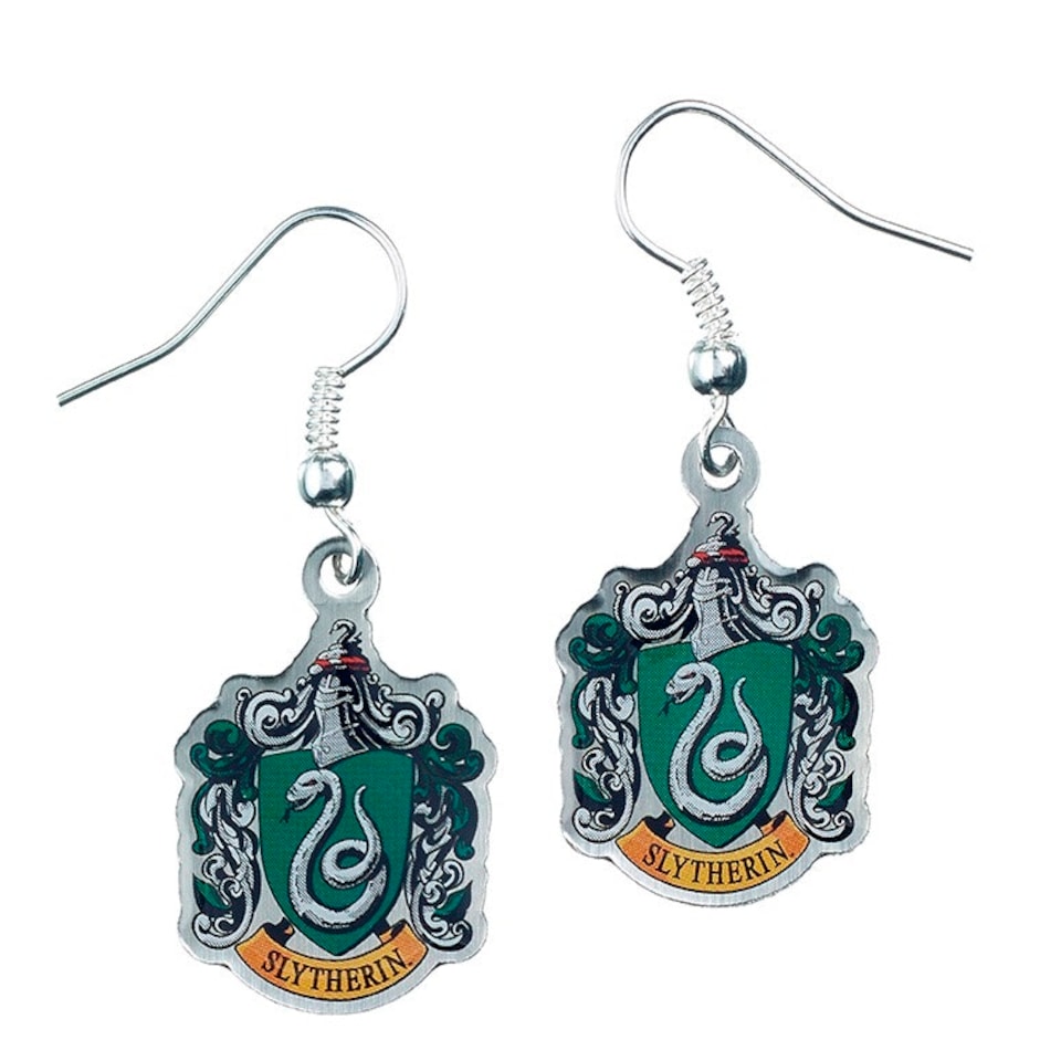 image 1 of Harry Potter Slytherin Crest Earrings WE0023