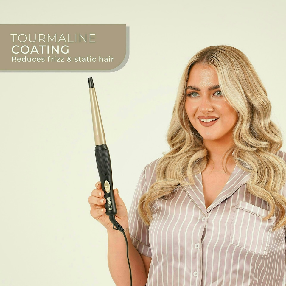image 1 of Bauer 38870 Tourmaline Coated Curling Wand