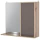 image 1 of HOMCOM Bathroom Mirror Cabinet, Wall-Mounted Bathroom Cabinet with Mirror and Adjustable Inner Shelf,  57L x 14.2W x49.2H cm