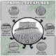 image 2 of VELVETIO Sammy Complete Duvet Cover Set with Fitted Sheet Printed Bedding Quilt