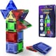 image 1 of Desire Deluxe Micro Magnetic Tiles Building Blocks Toy STEM Educational Travel Size Magnetics Blocks for Kids, Preschool Sensory Montessori Toddler Magnetic Toys for Boys & Girls 3 plus Years Old 18PCS  Multicolour