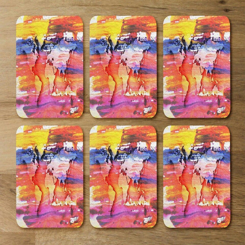 image 1 of Painty map (Coaster)