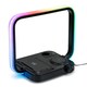 image 1 of ValueLights Black 3-in-1 Wireless Charging Pad with Colour Changing Light