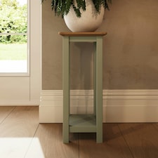 Taberno Oak End Side Table Sage Green Green