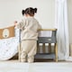 image 3 of Tutti Bambini CoZee Mini Me Play Crib - Oak/Charcoal