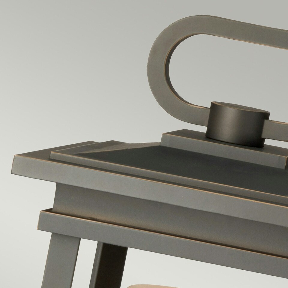 image 1 of South Hope 1 Light Large Outdoor Pedestal Light Bronze IP44, E27