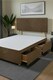 image 2 of Emily Divan Bed Base 2 Drawers, with Headboard Naples Fabric