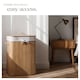 image 4 of Laundry Basket - washing hamper with lid, removable laundry bag, 2 handles | Brown | beige | 72 L | 1