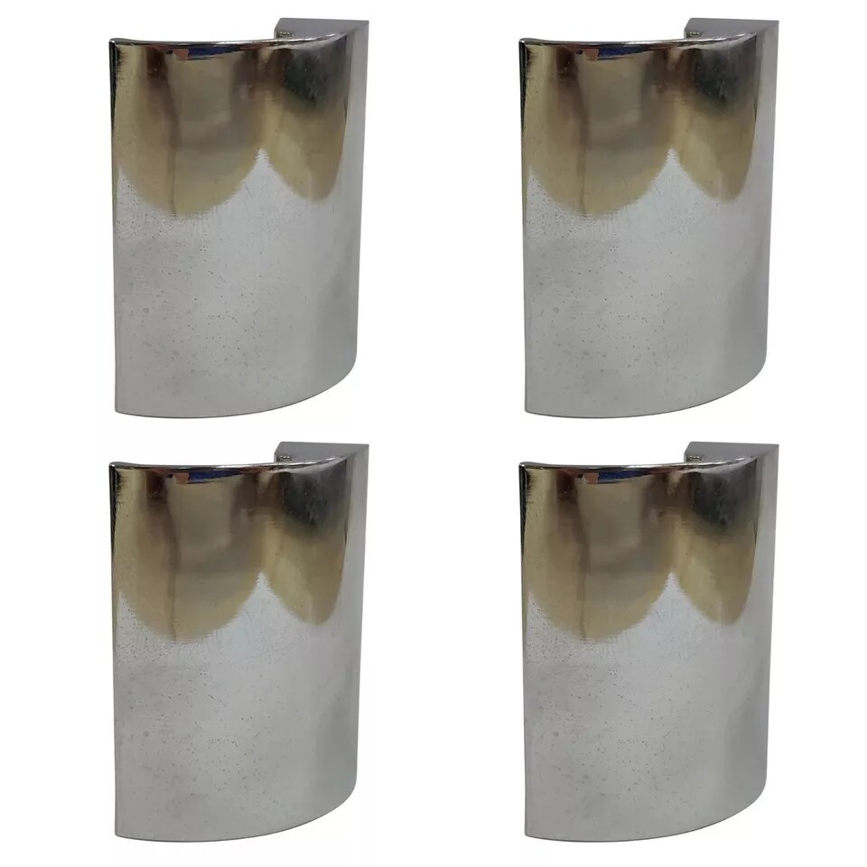 image 1 of Polished Metal Capella Handle- Door Handles & Drawer Knobs | White | 4