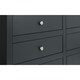 image 5 of Clean Anthracite 6 Drawer Chest