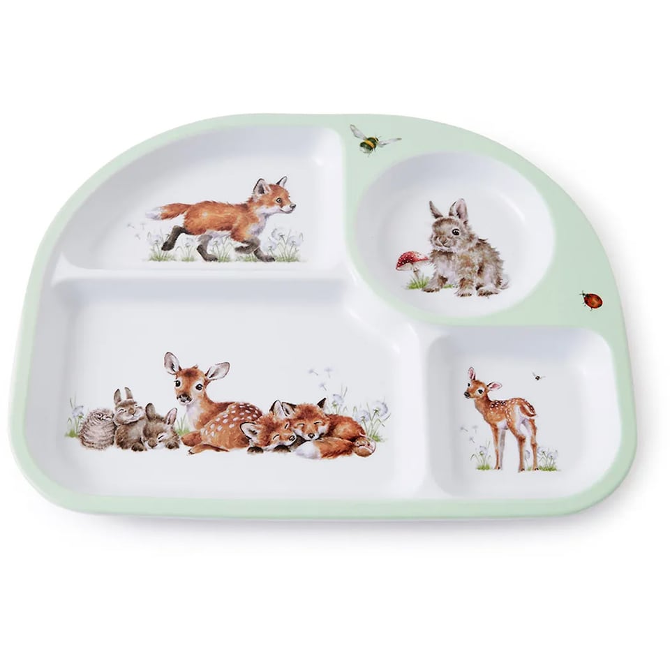 image 1 of Wrendale Designs Little Wren Divided Plate & Bowl Set