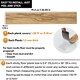 image 6 of NOVECRAFTO Self Adhesive Vinyl Floor Planks – 36x5.98 in (91.4x15.2cm) – Peel & Stick Flooring Tiles – Sandalwood Glow Wood Effect – Pack of Vinyl Tiles Brown | 1.39 sqm