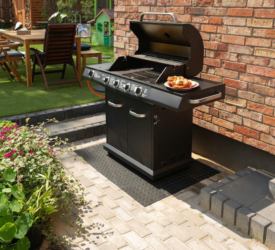 image 1 of Eco Friendly BBQ Floor Protection Mat - 120cm x 80cm