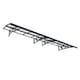 image 1 of Patio Cover Amsterdam Door Awning Canopy 4460 Clear - Acrylic - L447 x W139 x H33 cm - Grey Grey