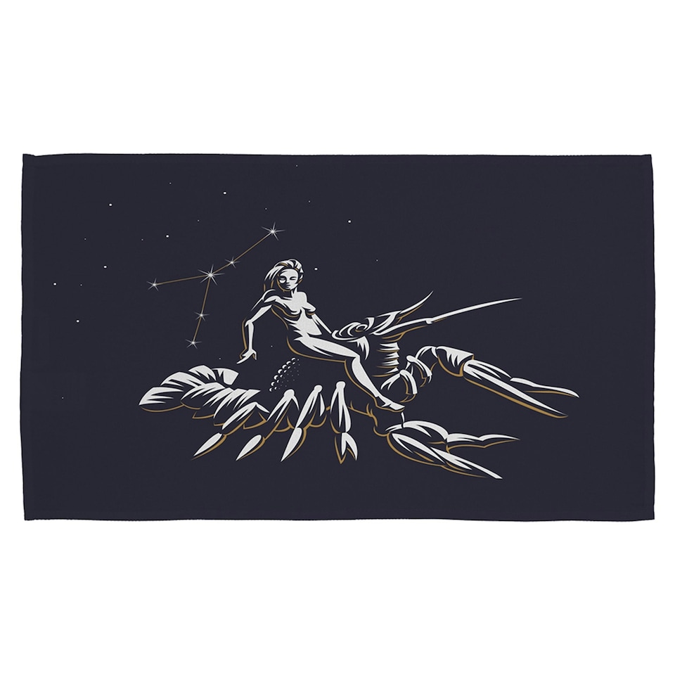 image 1 of Sign of the zodiac cancer (kitchen towel)
