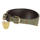image 2 of Digby & Fox Checked Tweed Greyhound Dog Collar - Red/Yellow/Blue - L - Neckline: 35cm-39cm
