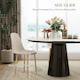 image 6 of HOMCOM Dining Chairs Set of 4 w/ Curved Back, Steel Legs 