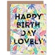 image 1 of Lovely Botanical Plant Lover For Her Birthday Greeting Card