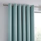 image 3 of Fusion Strata Eyelet Curtains Duck Egg