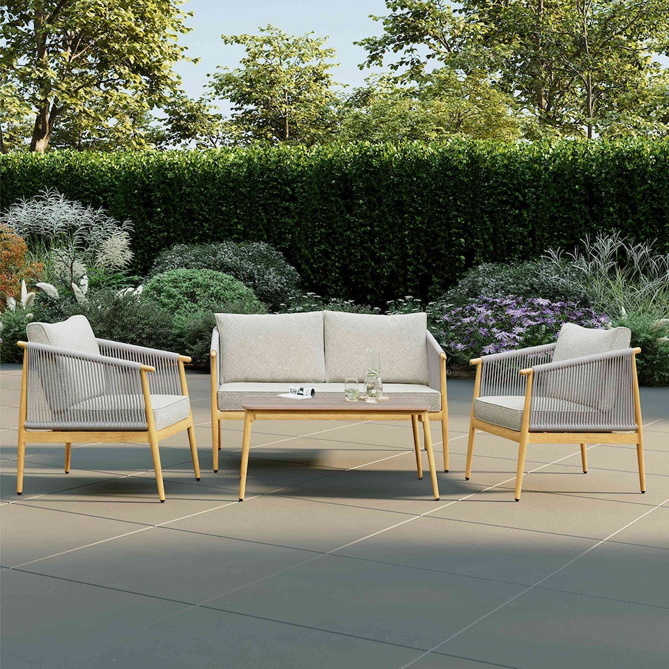 image 1 of Charles Bentley Almada 4 Seater Lounge Set