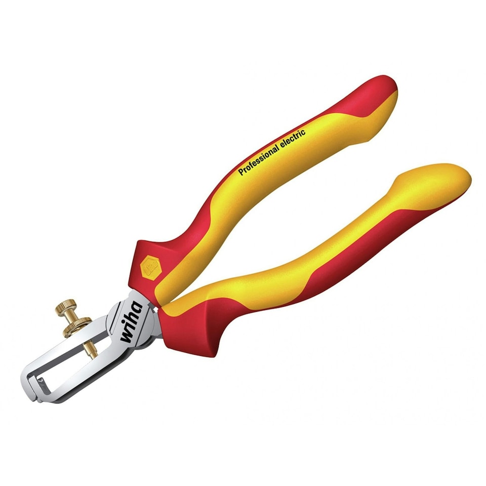 Wiha Professional Electric Stripping Pliers 160mm - Multi Colour - One Size