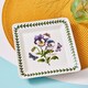 image 3 of Portmeirion Botanic Garden Square Plate Set of 6