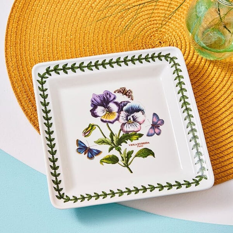 image 1 of Portmeirion Botanic Garden Square Plate Set of 6