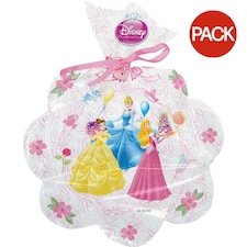 Disney Princess Cellophane Party Bags (Pack of 6) - White/Pink - One Size