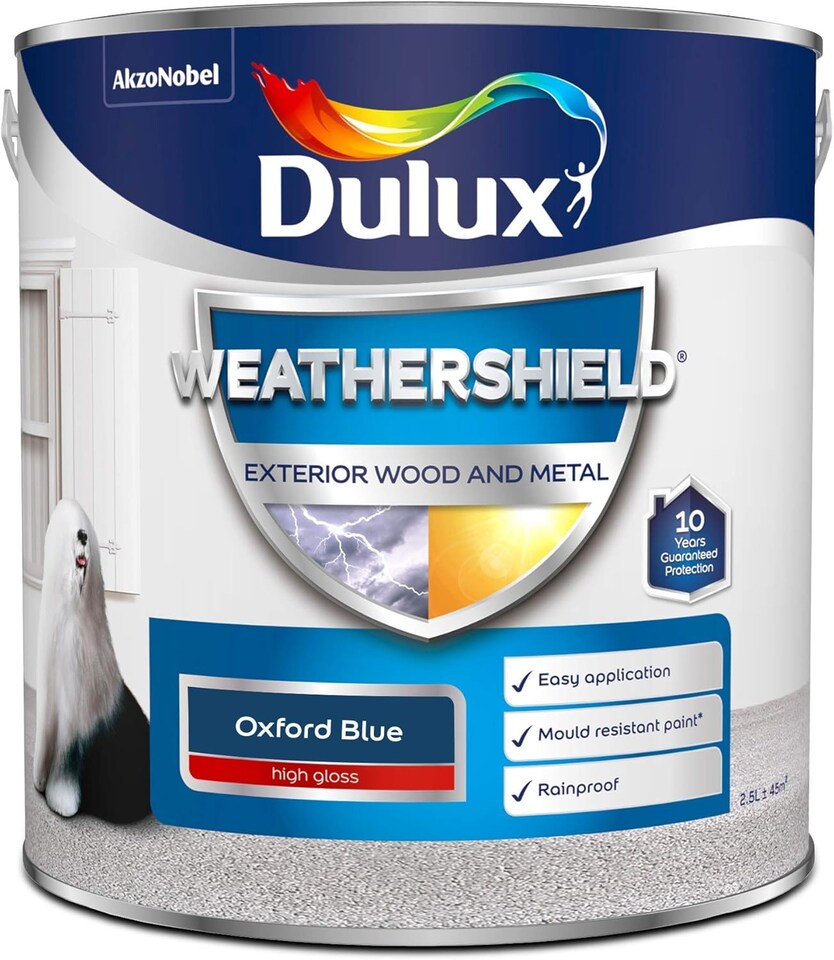 image 1 of Dulux Weathershield Gloss Oxford Blue 2.5L