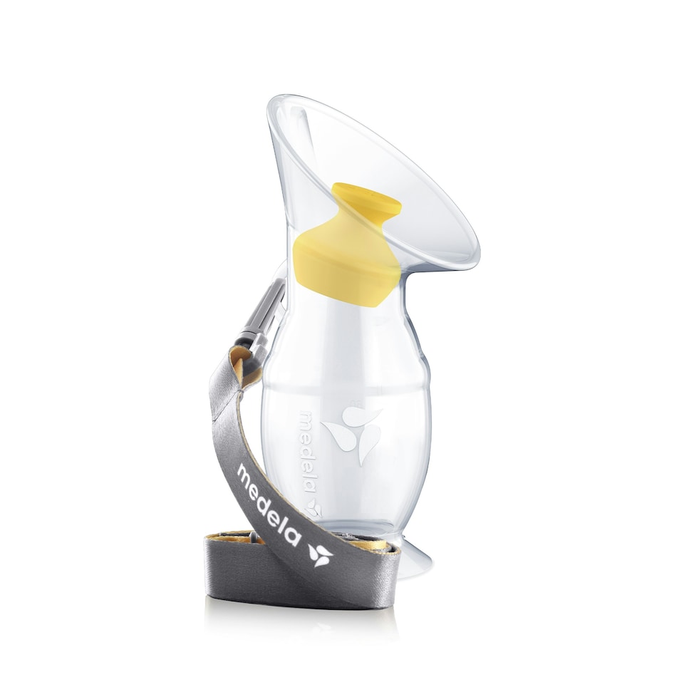 image 1 of Medela Silicone Manual Breast Milk Collector