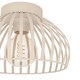 image 3 of EGLO Mogano 3 Sandy Steel Minimalist, Caged Style Ceiling Light