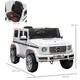 image 7 of HOMCOM Mercedes Benz G500 12V Kids Electric Ride On Car w/ Remote Control White