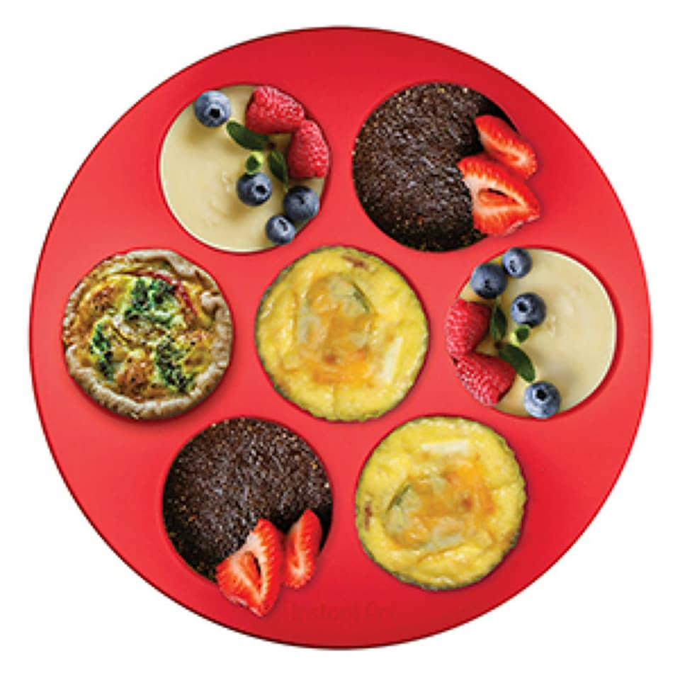 image 1 of Instant Pot Silicone Egg Bites Pan with Lid