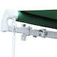 image 9 of Outsunny Garden Sun Shade Canopy Retractable Awning, 4 x 3 m, Green | Green | 1
