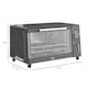 image 5 of HOMCOM Mini Oven, 9L Countertop Electric Grill, Toaster Oven with Adjustable Temperature, Timer, Dishwasher Safe Baking Tray and Wire Rack, 750W, Grey