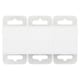 image 3 of Pack of 50 51x50mm Adhesive Euro Hole Hang Tags by Concept