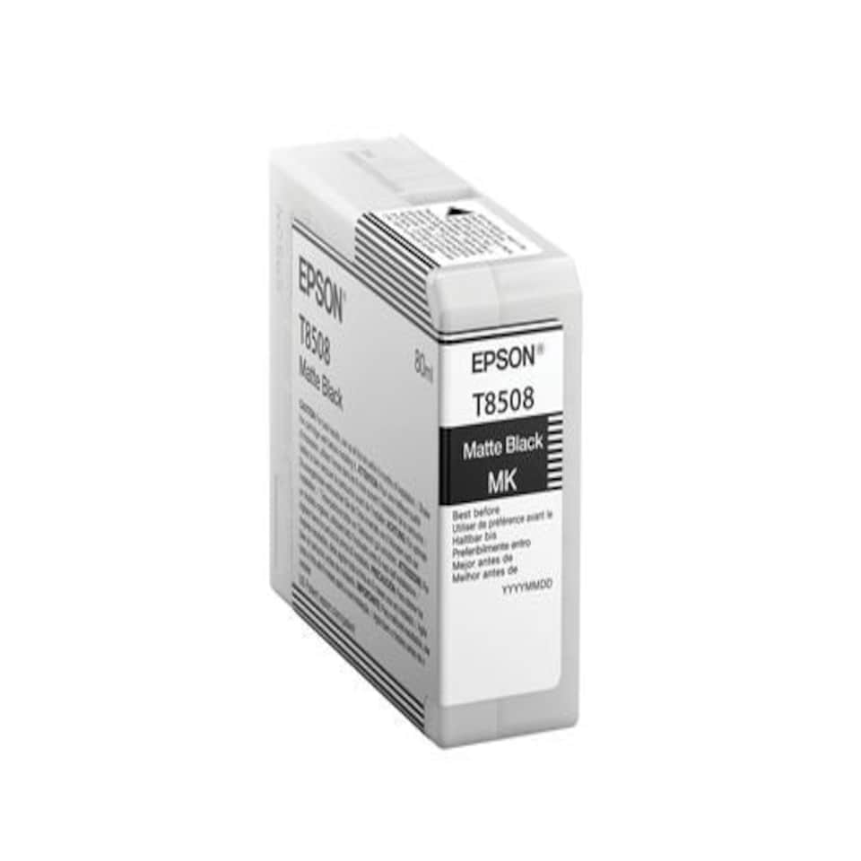Epson Matte Black Standard Ink Cartridge 80ml - C13T85080N N/A