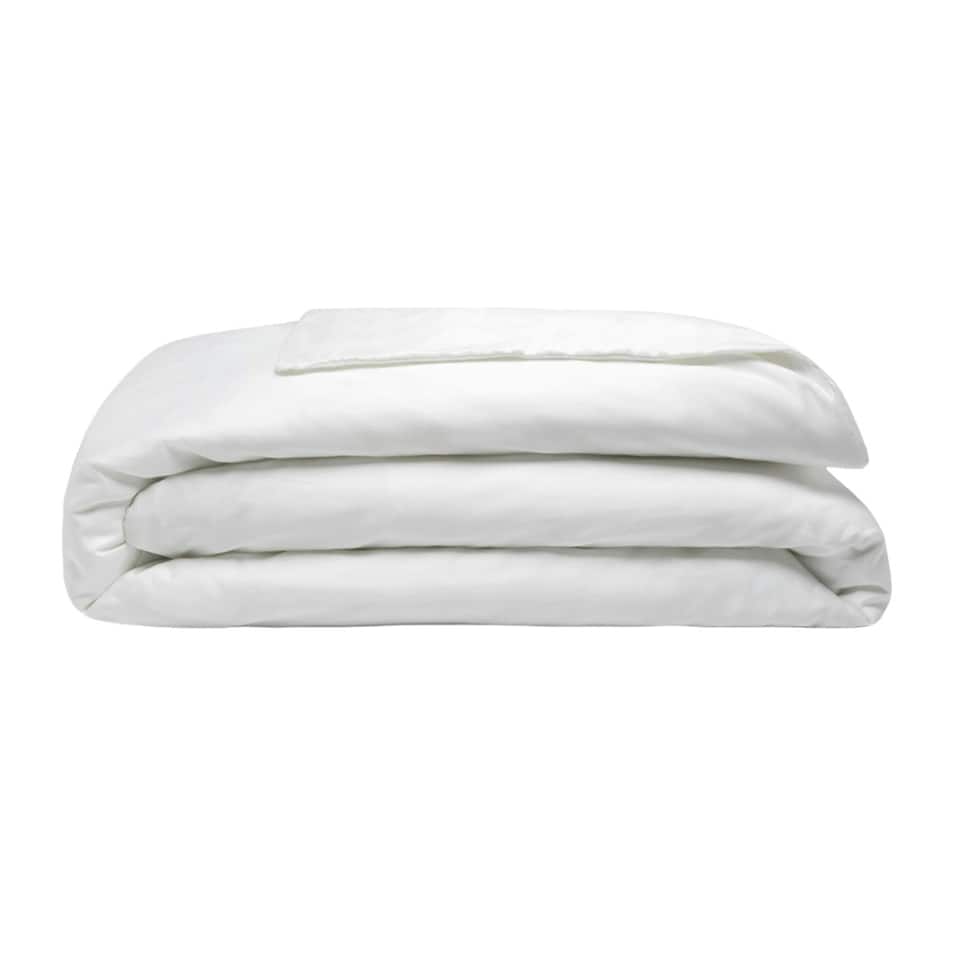image 1 of Belledorm 200 Thread Count Egyptian Blend Duvet Cover - White - Single