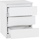 image 9 of Malvern 4 Piece Bedroom Set with 3 Door Triple Wardrobe Black