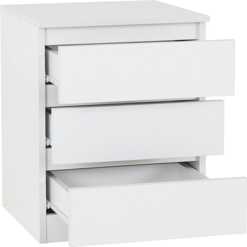 image 1 of Malvern 4 Piece Bedroom Set with 3 Door Triple Wardrobe Black