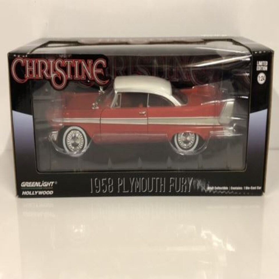 image 1 of Christine 1958 Plymouth Fury - Christine (1983) 1:24 Greenlight 84071