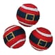 image 3 of 6PK Dog Red Festive Christmas Gift Themed Tennis Balls Ball Mad Xmas Gift