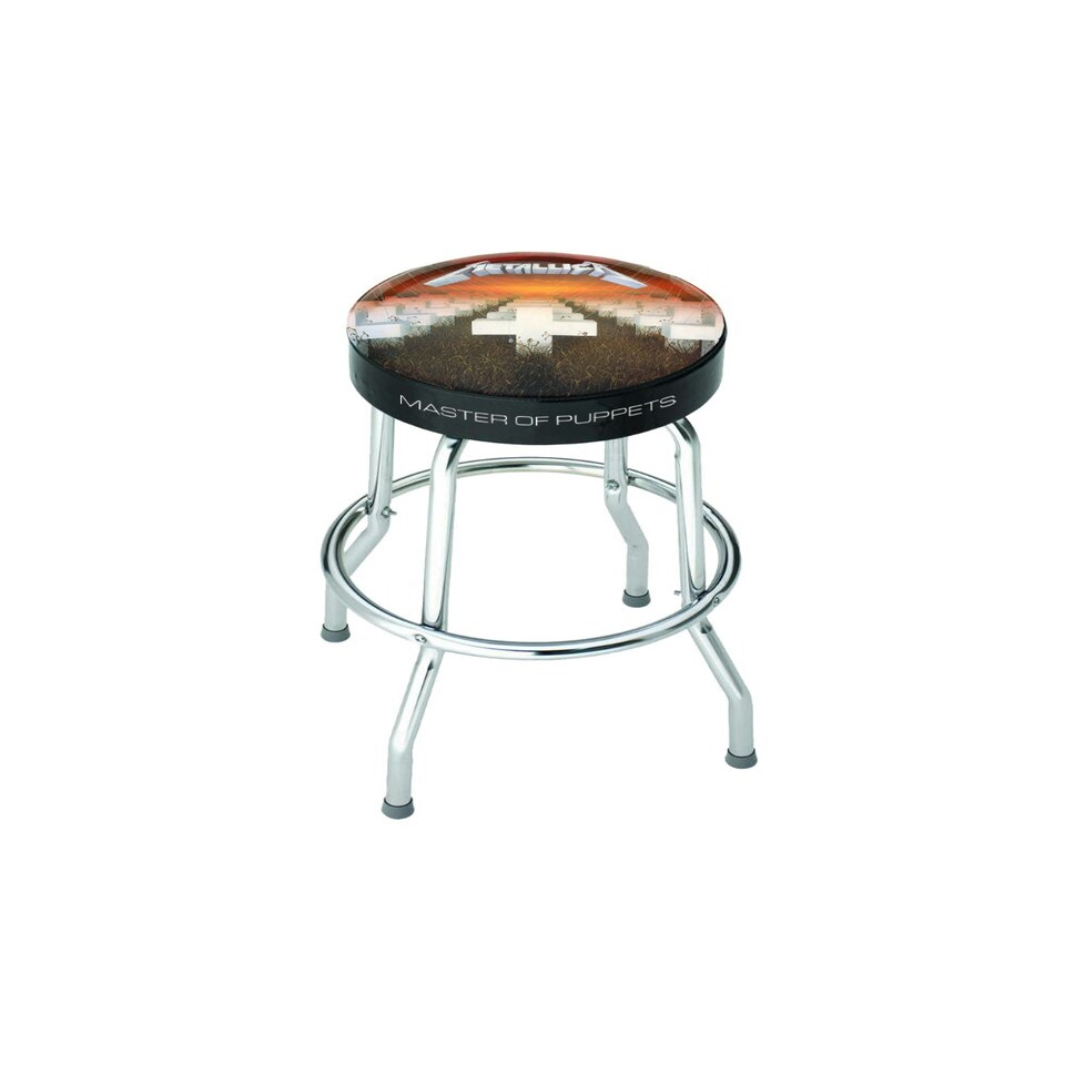 Rocksax Metallica Bar Stool - Master Of Puppets Black